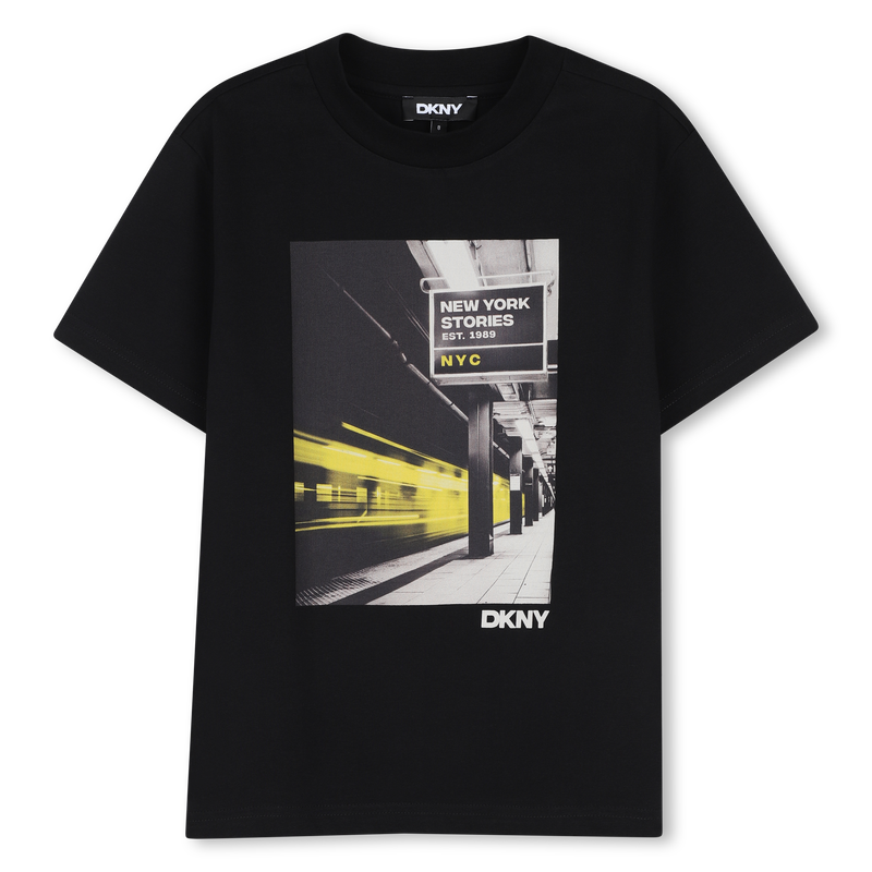 T-shirt met korte mouwen DKNY 
                        BOY