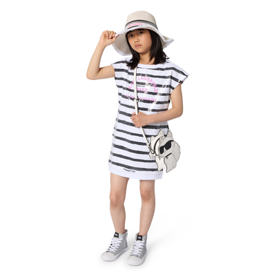 Sneakers met veters KARL LAGERFELD KIDS GIRL