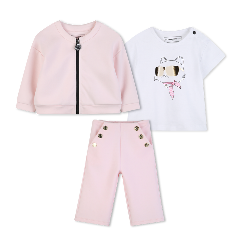 JOGGER SET KARL LAGERFELD KIDS 
                        GIRL