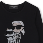 T-shirt met lange mouwen KARL LAGERFELD KIDS 
                    GIRL