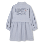 Hemdjurk met fijne streep KENZO KIDS 
                    GIRL