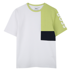 T-shirt van katoenen piqu&eacute; BOSS 
                    BOY