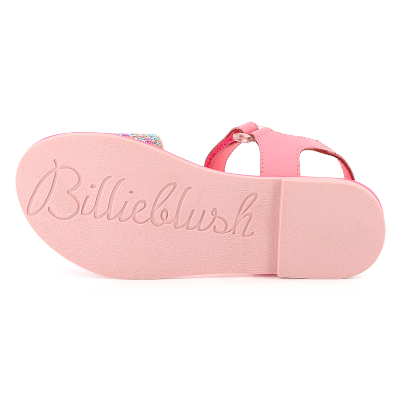 Leren sandalen met klittenband BILLIEBLUSH 
                        GIRL