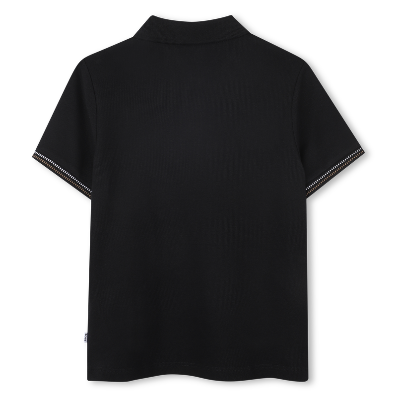 Polo met driekleurige strepen BOSS 
                        BOY