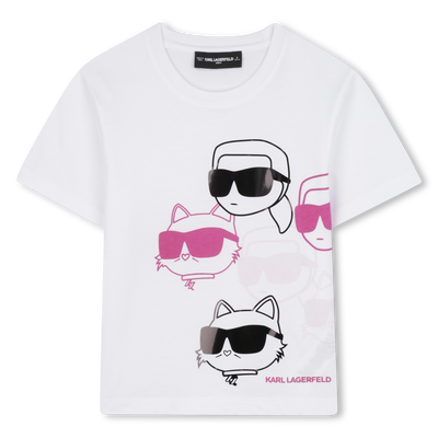T-shirt met korte mouwen KARL LAGERFELD KIDS GIRL