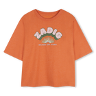 T-shirt met korte mouwen, MANDARIJN SINAASAPPEL, hi-res