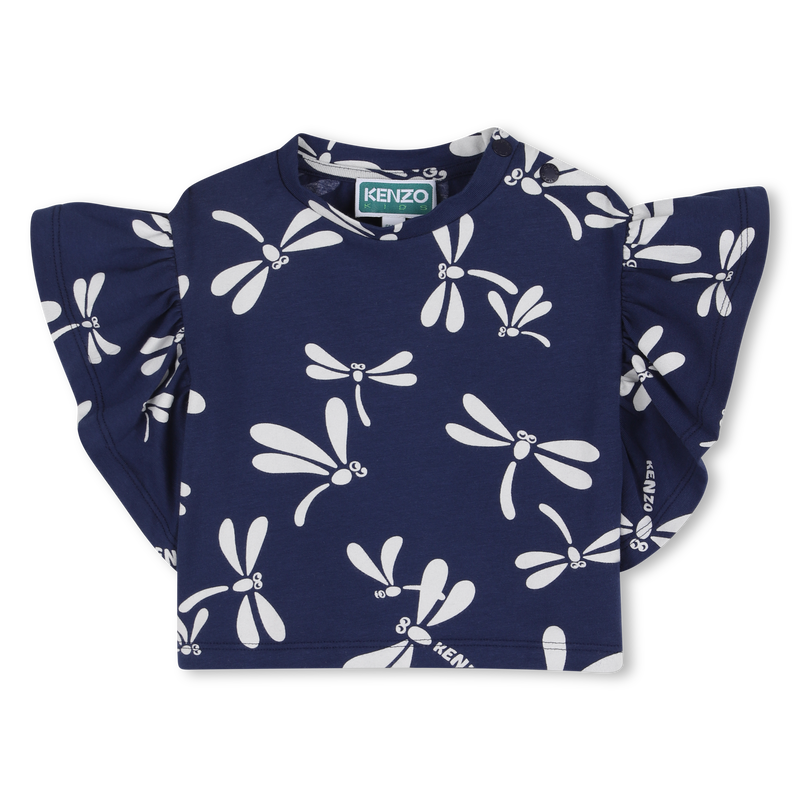 SET T-SHIRT EN KORTE BROEK KENZO KIDS 
                        GIRL