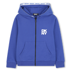 Vest met capuchon, ELECTRISCH BLAUW, hi-res