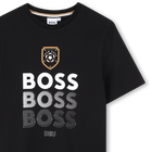 T-shirt met korte mouwen BOSS 
                    BOY