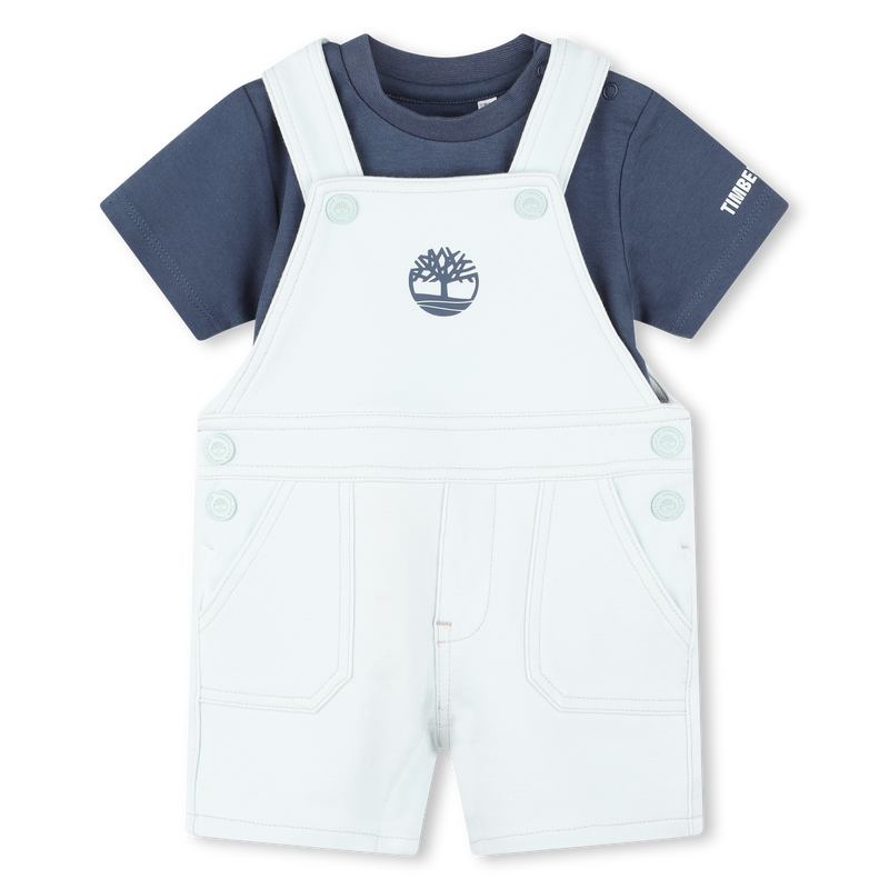 Set van tuinbroek en T-shirt TIMBERLAND 
                        BOY