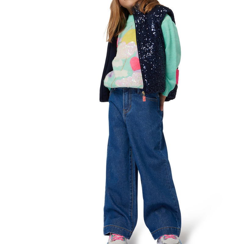 Mouwloze anorak met lovertjes BILLIEBLUSH 
                        GIRL