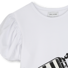 T-shirt met fantasiemouwen MARC JACOBS 
                    GIRL