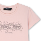 T-shirt met korte mouwen KARL LAGERFELD KIDS 
                    GIRL