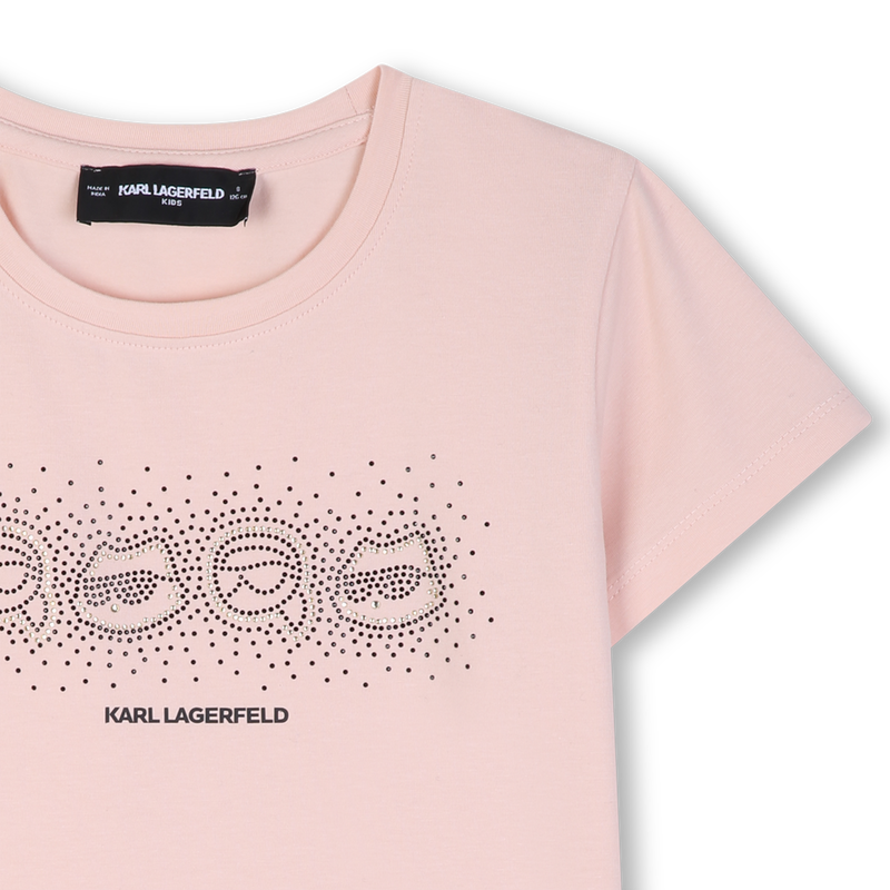 T-shirt met korte mouwen KARL LAGERFELD KIDS 
                        GIRL