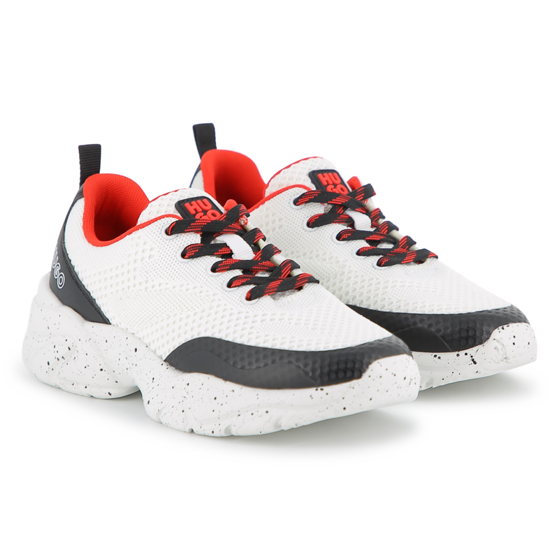 SNEAKERS MET VETERS HUGO 
                        BOY