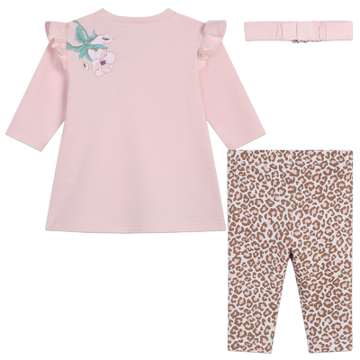 Jurk, legging en haarband KENZO KIDS GIRL