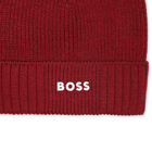 Gebreide muts met logo BOSS 
                    BOY