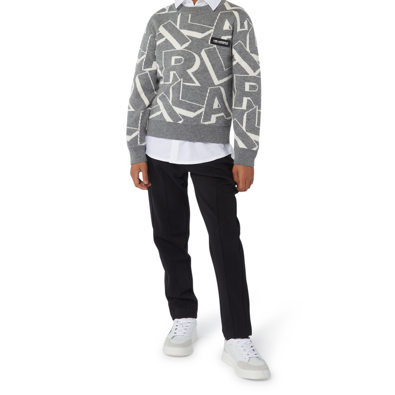 Broek met plooitjes KARL LAGERFELD KIDS 
                        BOY