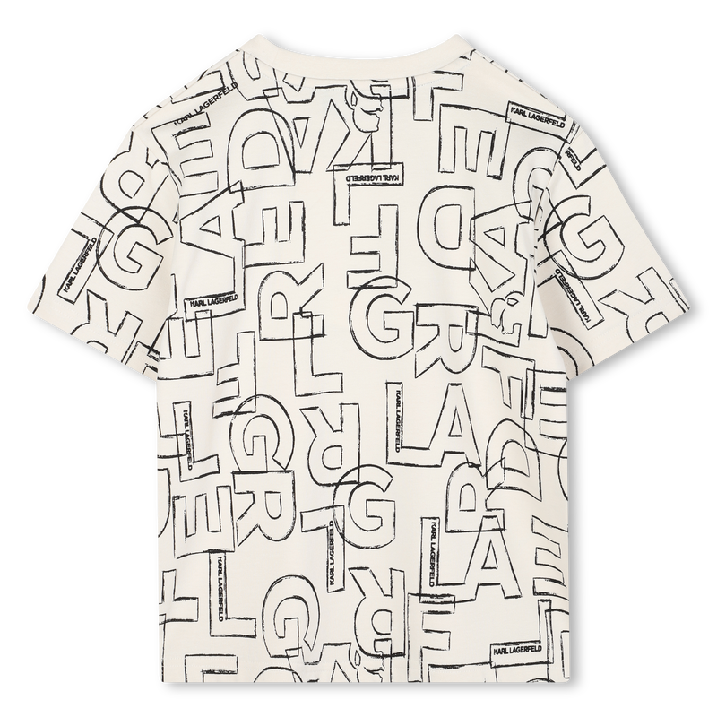 T-shirt met korte mouwen KARL LAGERFELD KIDS 
                        BOY