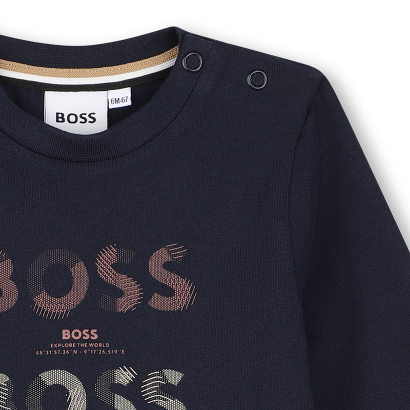 T-shirt met lange mouwen BOSS 
                        BOY