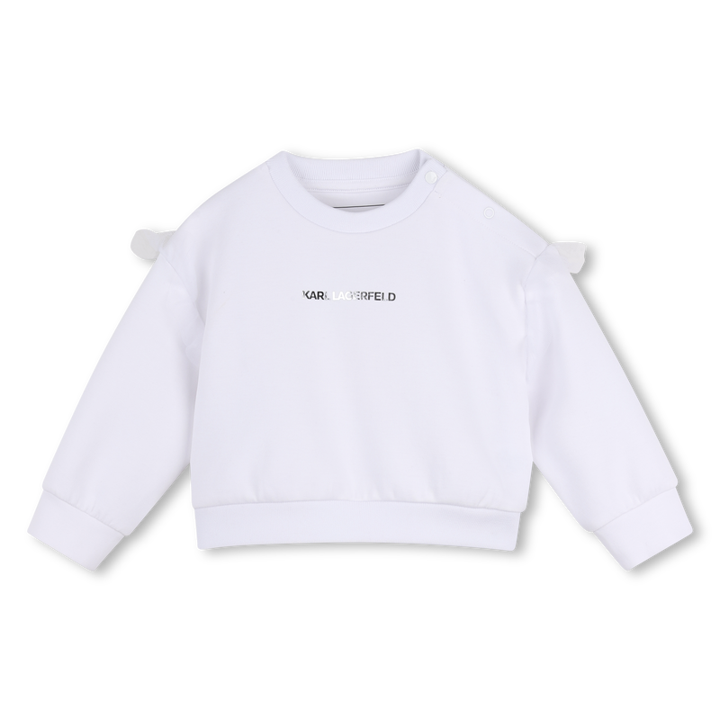 Sweat- en rokset KARL LAGERFELD KIDS 
                        MEISJE