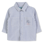 Gestreept katoenen overhemd KENZO KIDS 
                    BOY
