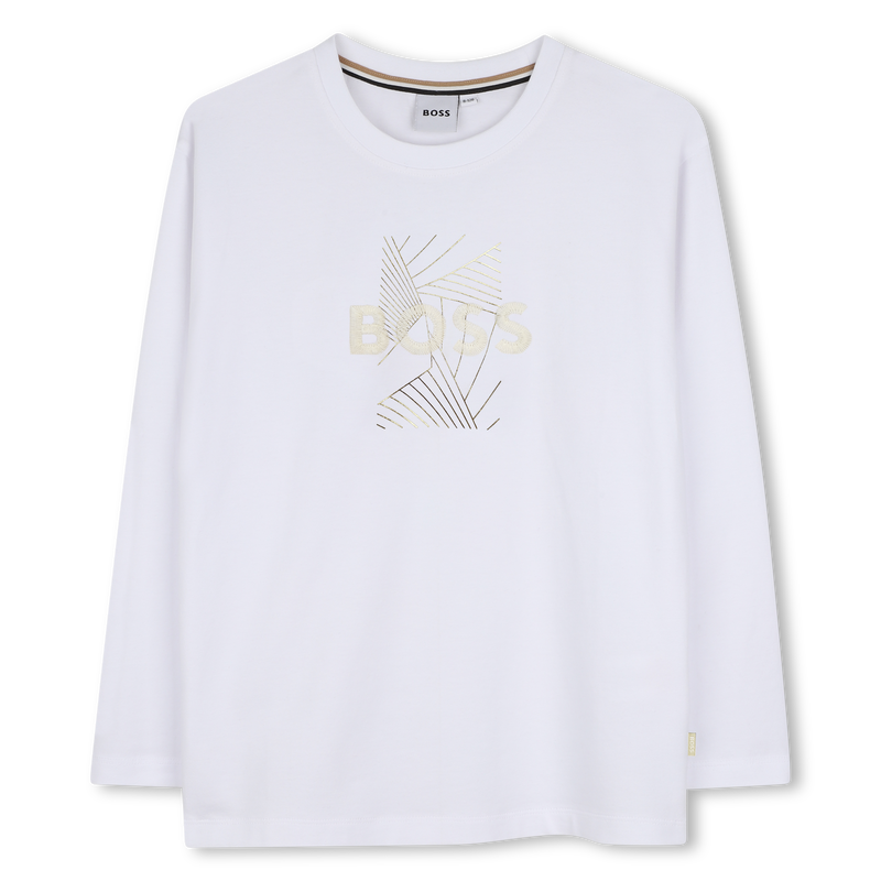 T-shirt met lange mouwen BOSS 
                        GIRL