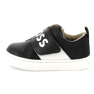 Leren sneakers met klittenband BOSS BOY