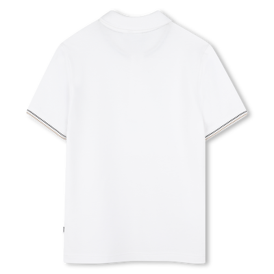 Polo met driekleurige strepen BOSS BOY