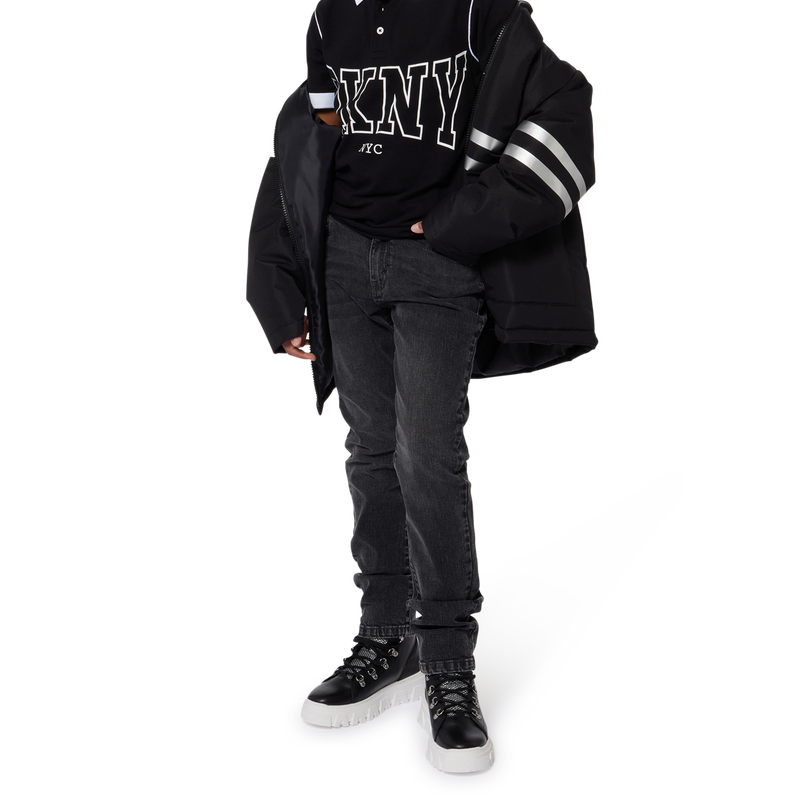 Polo met knopen in 2 kleuren DKNY 
                        BOY