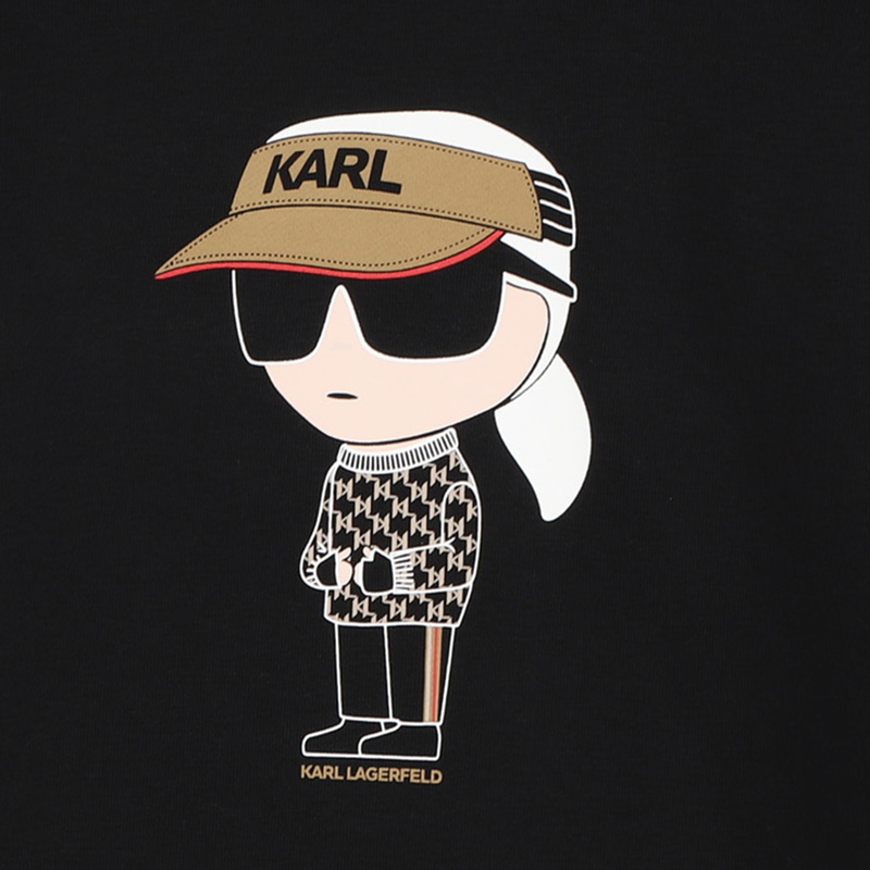Fleece sweater KARL LAGERFELD KIDS 
                        BOY