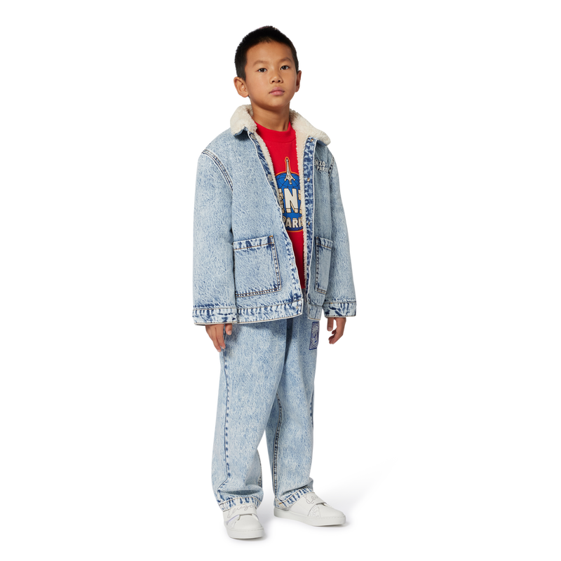 Omkeerbare jas met drukknopen KENZO KIDS 
                        BOY