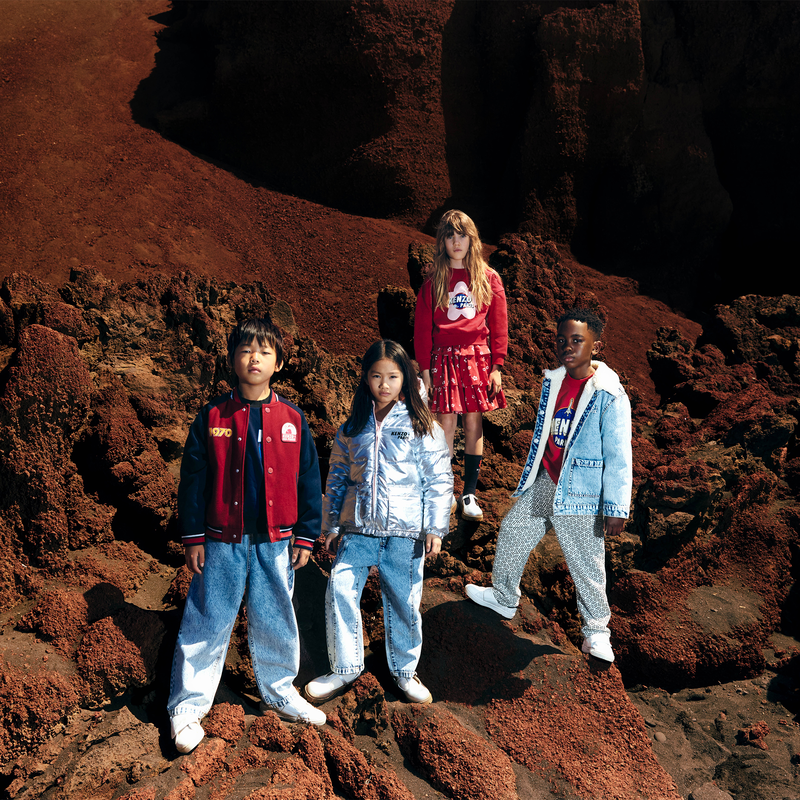 Bomberjack met drukknoopsluiting KENZO KIDS 
                        UNISEX