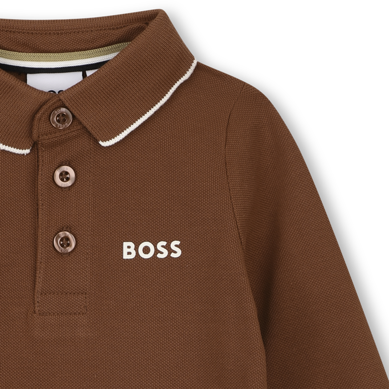 Polo met lange mouwen BOSS 
                        BOY