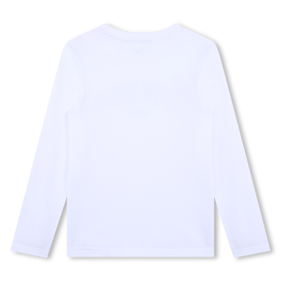 Katoenen T-shirt lange mouwen DKNY BOY