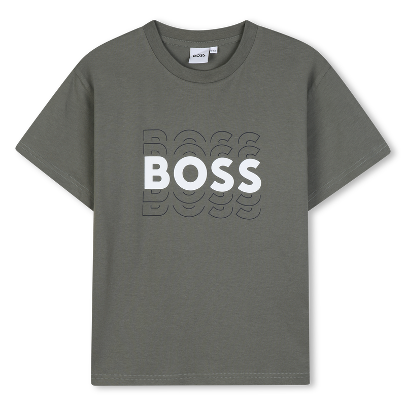 T-SHIRT MET KORTE MOUWEN BOSS 
                        BOY