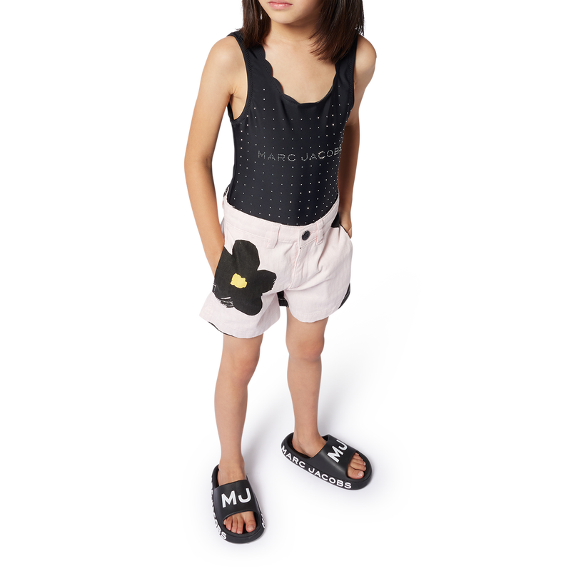 Katoenen short met print MARC JACOBS 
                        GIRL