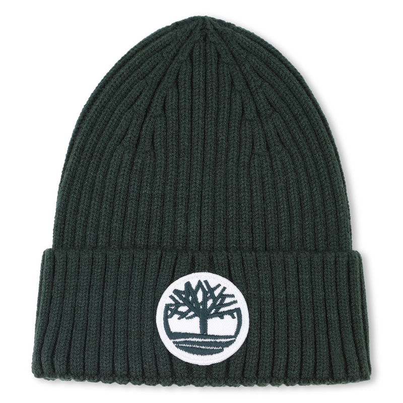 Gebreide badge muts met logo TIMBERLAND 
                        BOY
