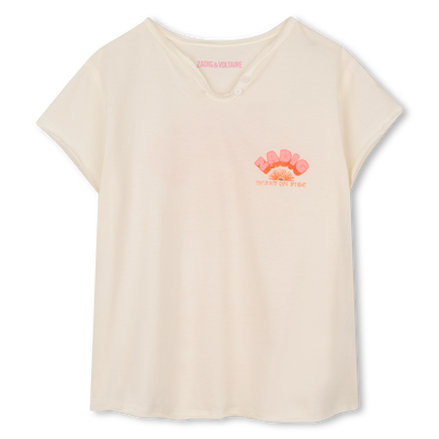 T-SHIRT MET KORTE MOUWEN ZADIG & VOLTAIRE GIRL