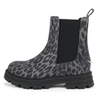 Leren enkellaarsjes met print ZADIG VOLTAIRE 
                    GIRL