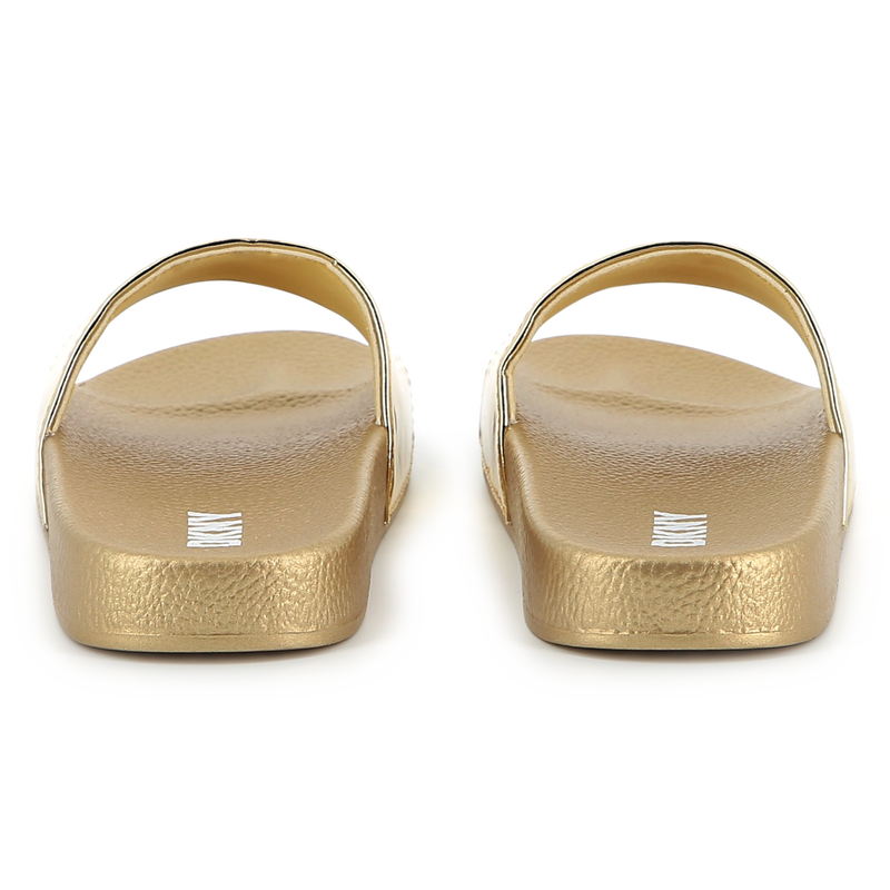 Lichtgewicht metallic slippers DKNY 
                        MEISJE