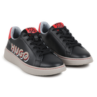 Leren sneakers met veters HUGO 
                    BOY