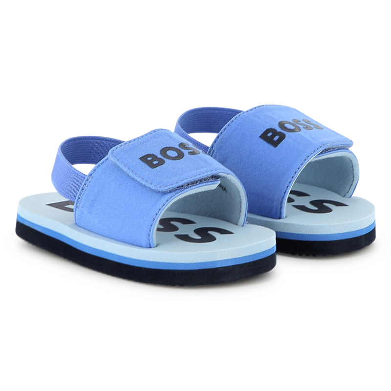 Slippers met klittenband BOSS 
                        BOY