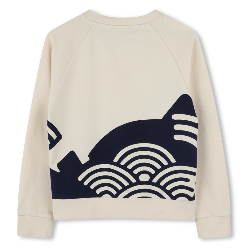 Fleece sweater van katoen KENZO KIDS 
                        BOY
