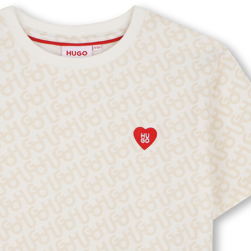 T-shirt met korte mouwen HUGO 
                        MEISJE