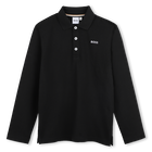 Polo met lange mouwen BOSS 
                    JONGEN
