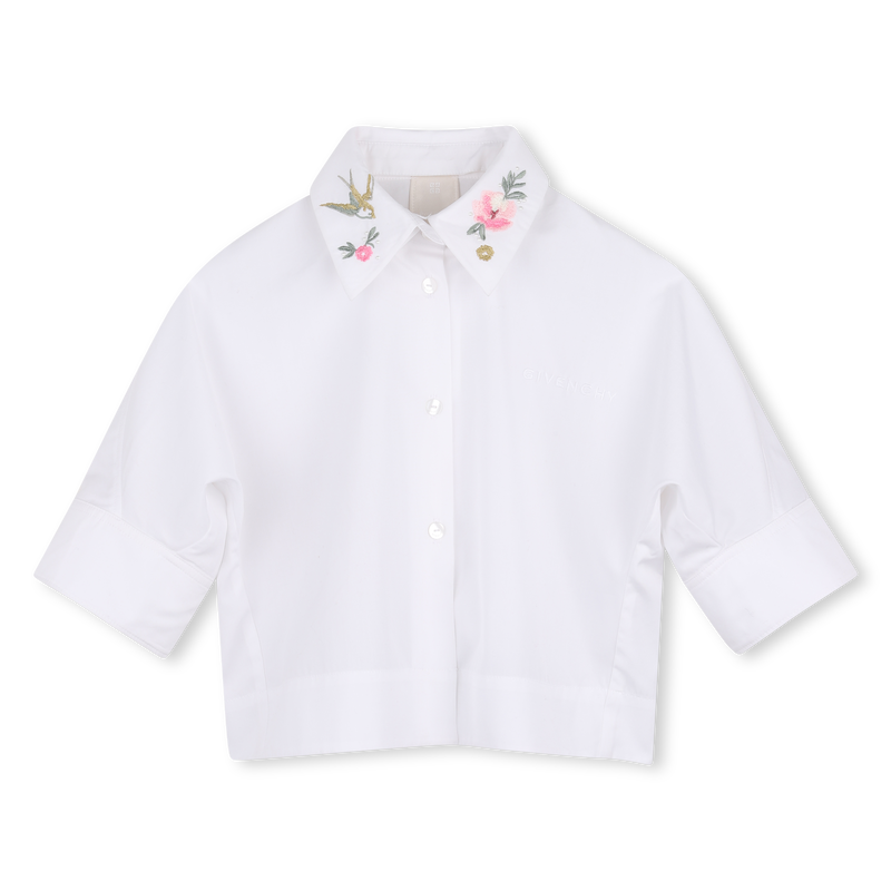 Hemd met halflange mouwen GIVENCHY 
                        MEISJE