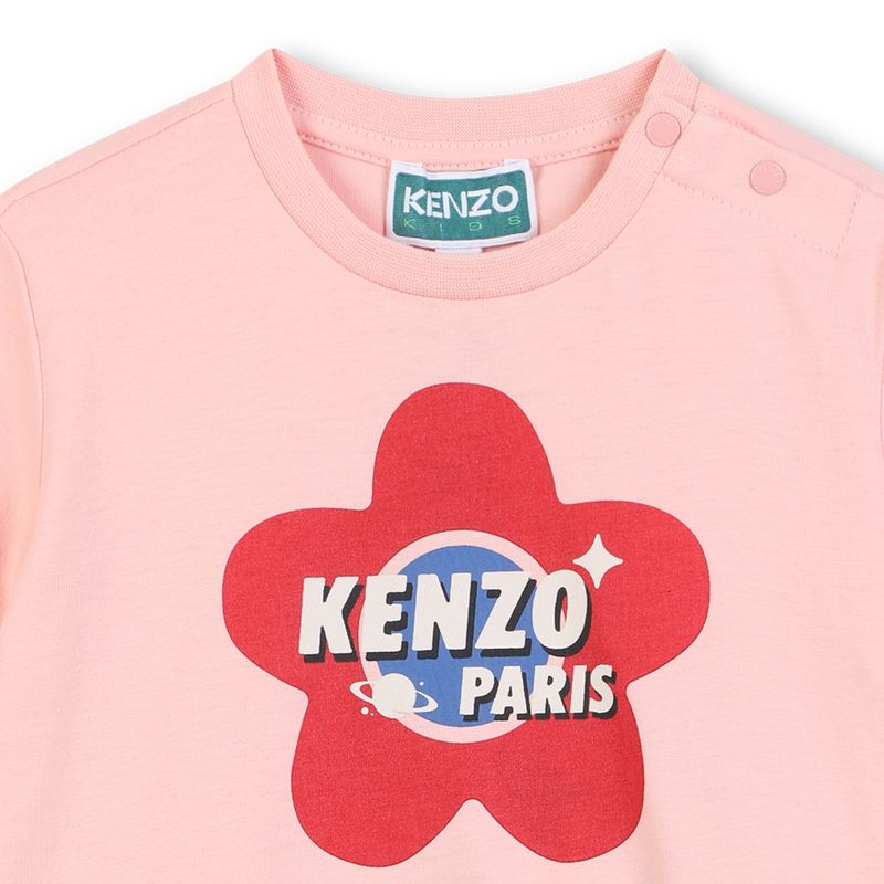 Jurk met korte mouwen KENZO KIDS 
                        GIRL