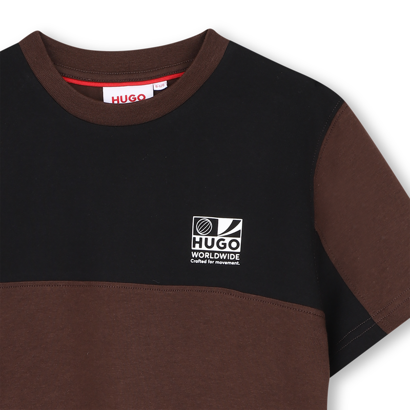 T-shirt met korte mouwen HUGO 
                        BOY