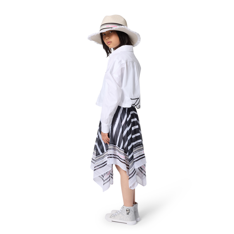 OVERHEMD MET LANGE MOUWEN KARL LAGERFELD KIDS 
                        GIRL